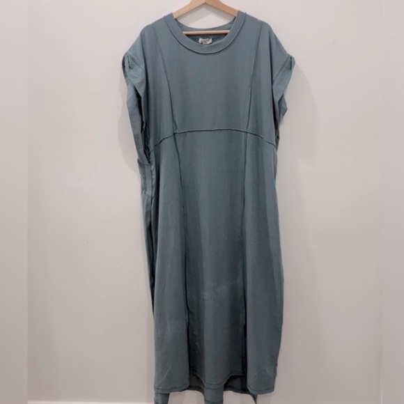 Free People Sage Green Midi Dress - Picture 6 of 10